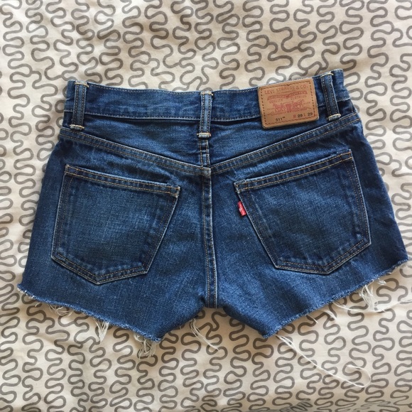 Levi’s Cut-off Jean Shorts 29 - Picture 7 of 8